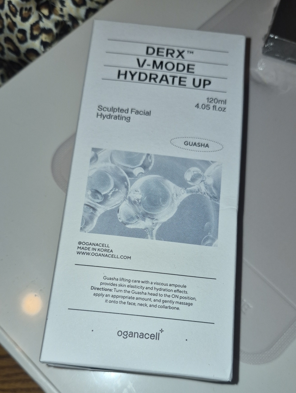 Derx V-Mode Hydrate Up Sculpted Facial Hydrating Gel - Nwt